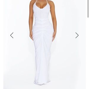 White All In The Details Naked Wardrobe Dress